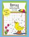 Spring Word Search Book for Kids