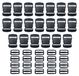 Omgoods - Rugzakgesp 51 mm - Verstelbare Gespen - Zwarte Kunststof - Slijtvast Nylon - 20 Stuks
