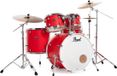 Pearl DMP925S/C899 Decade Maple Matte Racing Red kit de batterie 5 pièces