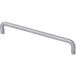 Gedotec GEOS 10 acier inoxydable brossé Poignée courbe Ø 10 mm, 330 x 10 x 320 mm