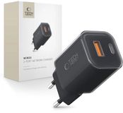 Tech-Protect Chargeur mural 2 ports PD33W QC3.0