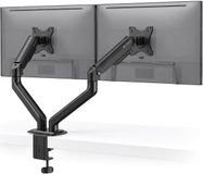 Sensic MA 20 Monitor Arm 2 Schermen - 17 tot 32 Inch - Dubbele Monitor Houder met Beugel en Gasveer