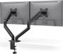 Sensic MA 20 Bras de moniteur 2 écrans - 17 à 32 pouces - Support double moniteur avec pince et ressort à gaz