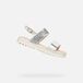 GEOX SANDAL CORALIE MEISJES Sandale - BLANC/ARGENT CLAIR - Taille 29