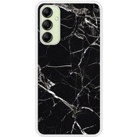 Samsung Galaxy A14 Marbre noir Verstevigd hoesje met sublimatie bedrukking