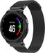 Strap-it Garmin Forerunner 235 Milanese band - zwart - Maat: L