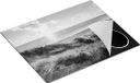 Chefcare Inductie Beschermer Strand en Zee - Zwart Wit - 65x55 cm