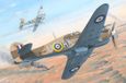HobbyBoss Modelbouwpakket Hawker Hurricane Mk.IIc/Trop Plastic - 1:48
