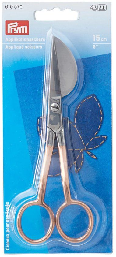 Prym Applicatieschaar 15 cm rozegoud