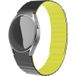 Samsung Galaxy Watch 6 Classic 47 mm bracelet en silicone magnétique (noir/jaune)