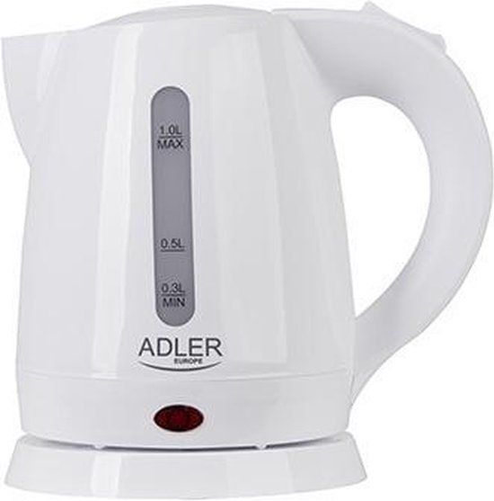 Adler AD 1272 Waterkoker - 1 liter - Hazelnoot, Wit - 1600 W