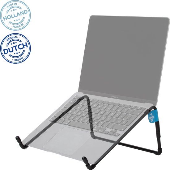 R-Go Steel Travel Laptopstandaard - Zwart