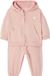 Vertbaudet Baby Sportpak met capuchon en rits + jogging lichtroze