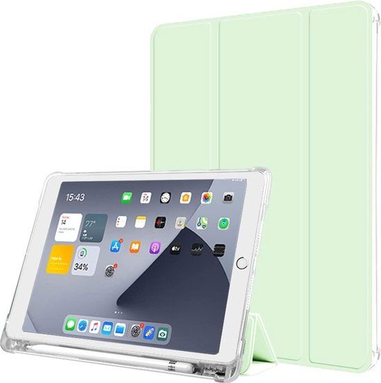 Mobiq Frosted Back Pencil Case for iPad 10.2 inch (2021/2020/2019) - Mint Green