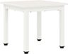 vidaXL Table basse pin massif blanc 40 x 40 x 36 cm