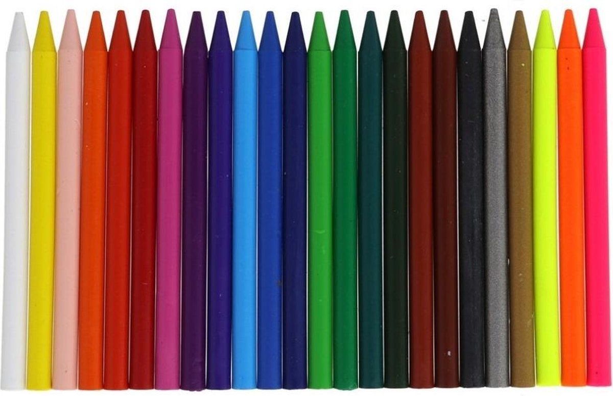 MILAN Plastipastel Junior Polyethyleen Kleurpotloden 24-delig - Multicolor