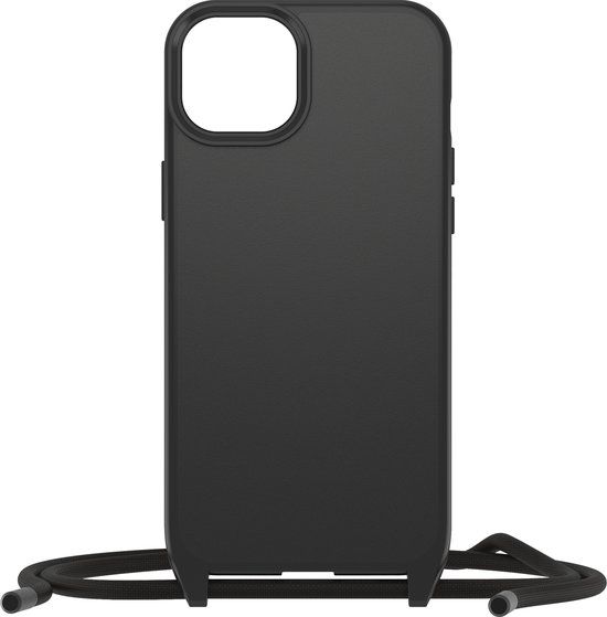 OtterBox React Necklace Apple iPhone 15 Plus Hoesje Koord Zwart
