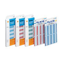 HERMA Name labels artificial silk 54x19 white/blue 16 pcs.