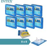 Intex Zwembadtegels - 8 verpakkingen van 8 tegels - 16m²