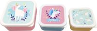 Puckator Snackdoosjes eenhoorn unicorn set van 3