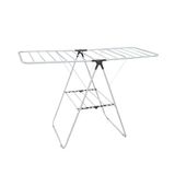 MSV Opvouwbaar Droogrek - Ruimtebesparend Wasrek - Inklapbaar Droogstandaard - 61x96x144cm - RVS - Wit