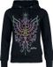 Harry Potter Phoenix Dames Trui met capuchon - zwart - S