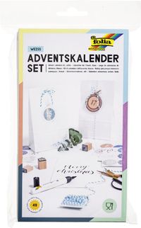 Max Bringmann KG Sacs en papier calendrier de l'avent, blanc