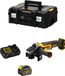 DeWALT Winkelslijper DCG418T1 FlexVolt (1 x 54V/18V 6,0Ah accu + oplader DCB116 + TSTAK II opbergbox)