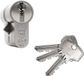 DOM set [3x] dubbele cilinder gelijksluitend - 333 Plura SKG2 - 30-45mm