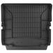 FROGUM Premium Custom - Opel Zafira B (2005-2014) - Kofferbakmatten - TPE Rubber - 5cm Opstaande Rand - 7-persoons (3de rij ingeklapt)