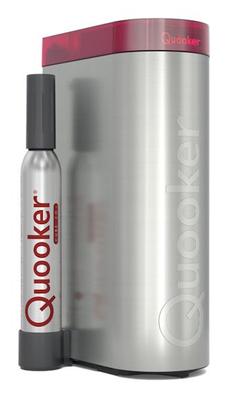 Quooker CUBE reservoir Zilver/Rood