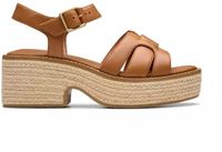 Clarks Coledale Strap - dames sandaal - Bruin - maat 41.5 (EU) 7.5 (UK)