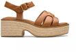 Clarks Coledale Strap - dames sandaal - Bruin - maat 41.5 (EU) 7.5 (UK)