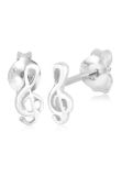 Elli Oorbellen 925 Sterling Zilver Muzieksleutel