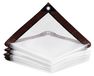 Omgoods - Bâche étanche transparente avec œillets - Multifonctionnelle pour meubles de jardin et trampoline - 2x3 m