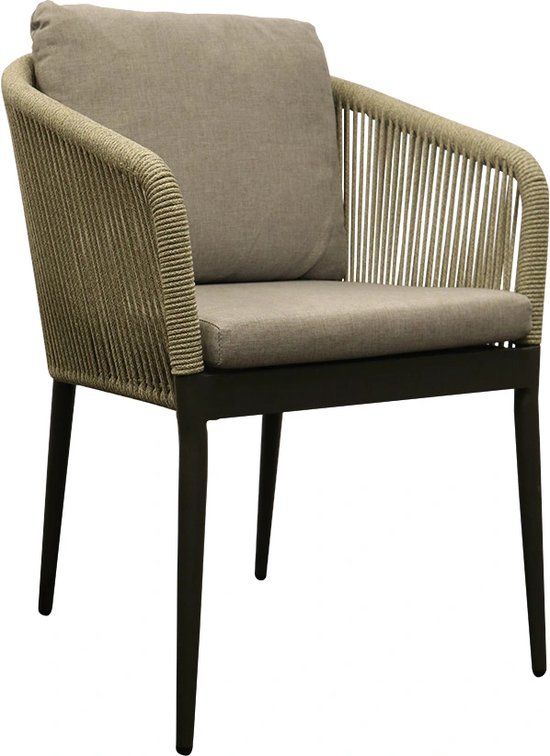 Your Own Living Belmonte Diningstoel - Ash Grey | Tuinstoel | Grijs | Met armleuning