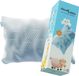 Unyqoos® Coussin enfant – coussin ergonomique réglable avec mousse à mémoire de forme finement moulue, housse lavable, soie rafraîchissante Ice Silk®, adapté aux dormeurs sur le côté et sur le dos