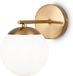 Maytoni Marble Wandlamp Messing & Glas E27