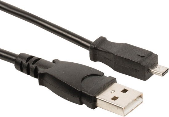 Out of the Box USB-kabel voor Kodak U-8 zwart