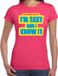 Bellatio Decorations Shoppartners Bv Foute party I m sexy and i know it verkleed/carnaval t-shirt roze dames - Foute hits - Foute party outfit/ kleding XS