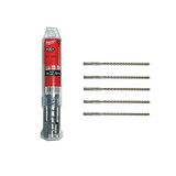 Milwauk 5 stuks SDS-Plus MX4 6x115 nikkel, 6x115 mm