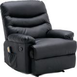 Astan Hogar Relaxstoel met handmatige rugleuning, massage en thermotherapie, model Roma AH-AR30200NG