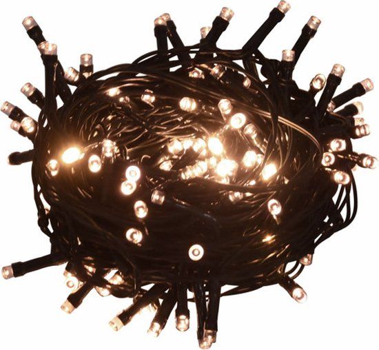 vidaXL Lichtsnoer met 400 LED's, 8 lichteffecten, 40 m, warmwit