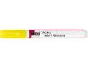 KREUL 46232 - Acryl Matte Marker Medium, met ronde punt ca. 2-4 mm, geel, mat, permanente acrylverf op waterbasis, voor filigrane accenten