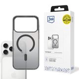 3MK Frosty MagCase voor Apple iPhone 17 Pro - Transparant/Zwart