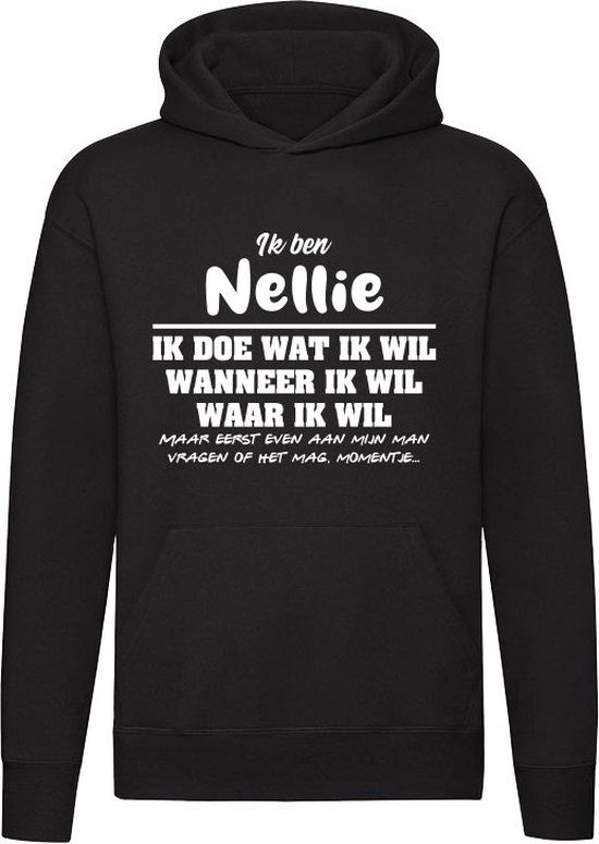 Nellie | Verjaardag Trui | Zwart | Unisex | 4XL