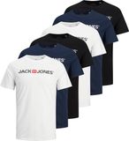 Jack&Jones T-shirt JJECORP LOGO TEE CREW NECK 6PK Set van 6