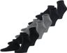 FALKE Happy 6-Pack kort eenkleurig katoen multipack sneakersokken enkelsokken heren veelkleurig - maat 43-46