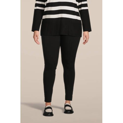 PIECES Curve jegging PCSKIN zwart