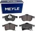 MEYLE Jeu de 4 plaquettes de frein à disque MEYLE 0252305719W d'origine
